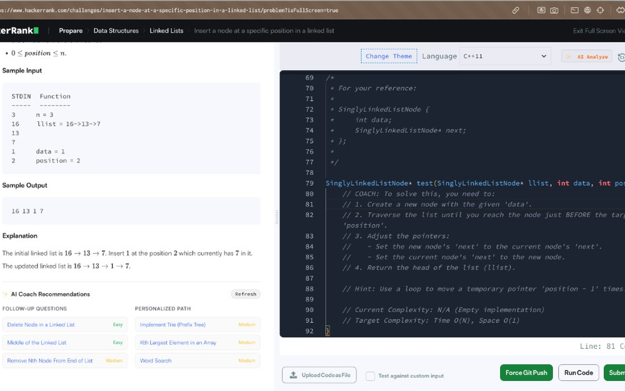 LeetHub AI - Sync LeetCode, GFG & HackerRank to GitHub - 截图 5
