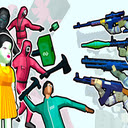 Squid Shooter Game - Battle Royale FPS Game