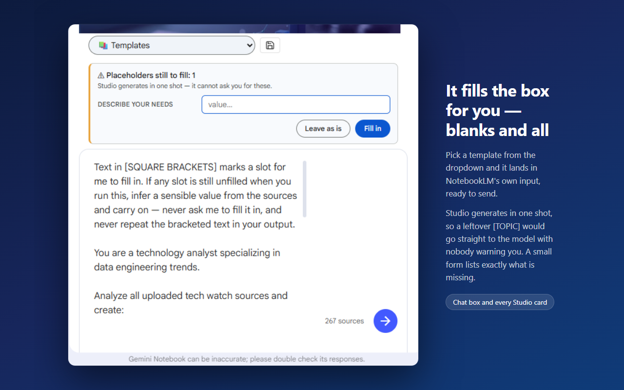 Prompt Architect for NotebookLM - 截图 2