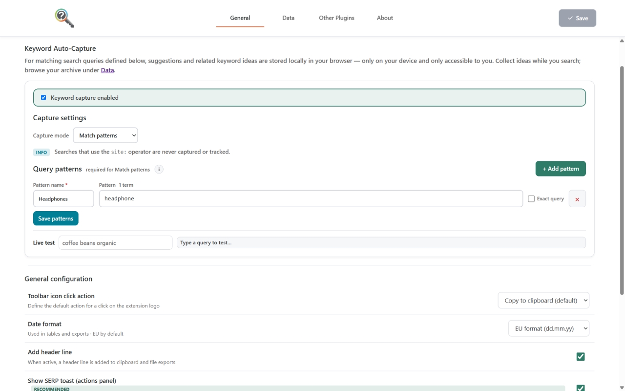 SERP Keyword Extractor by searchanalyzer.io - 截图 4