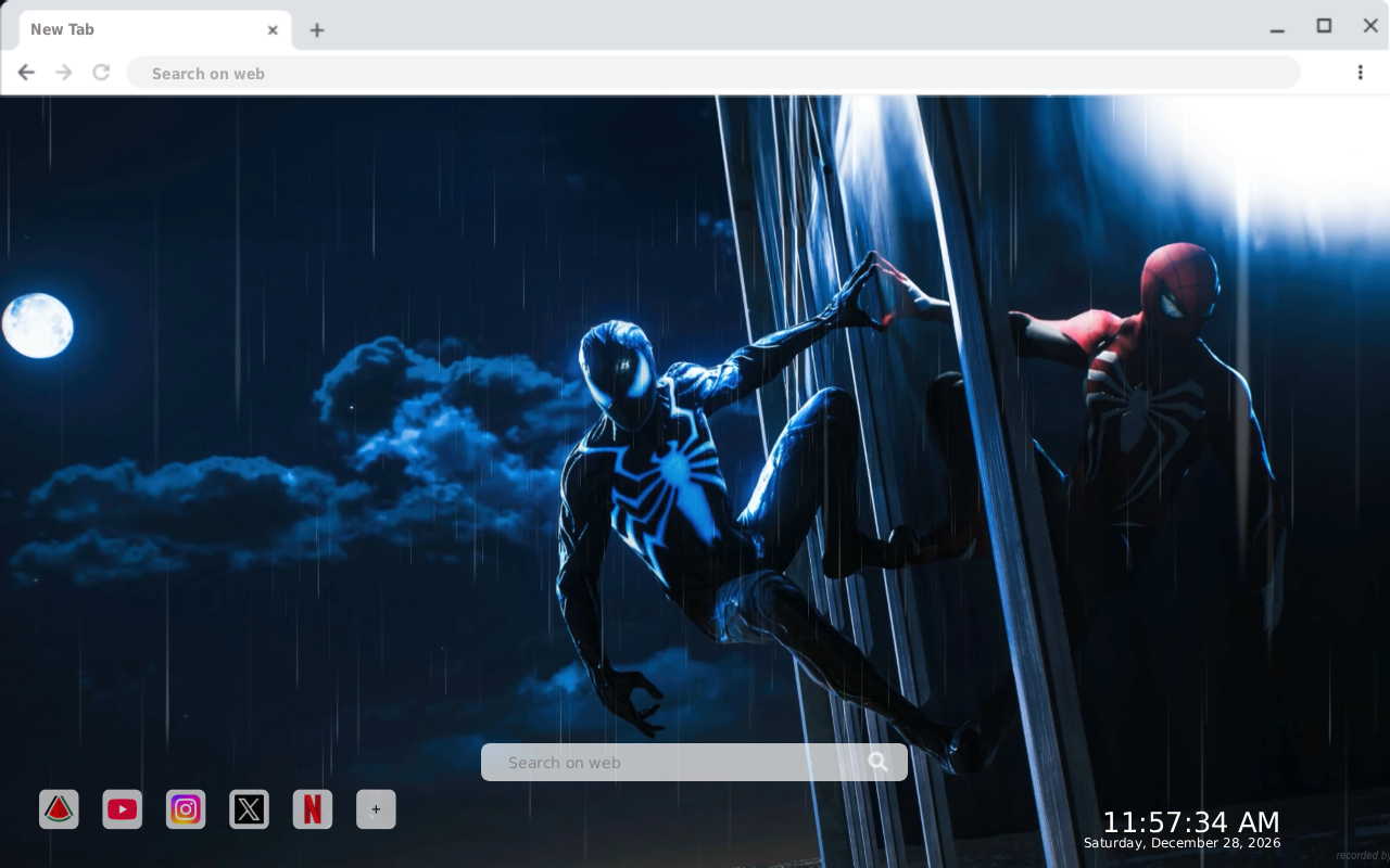 Spider Man Symbiote Live Wallpaper - 截图 1