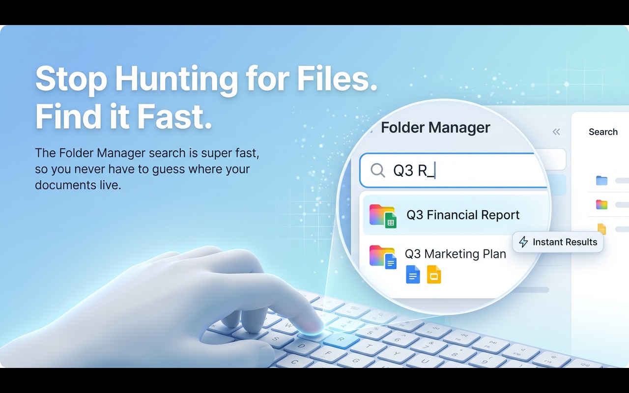 Folder Manager for Google Docs, Sheets & Slides - 截图 3