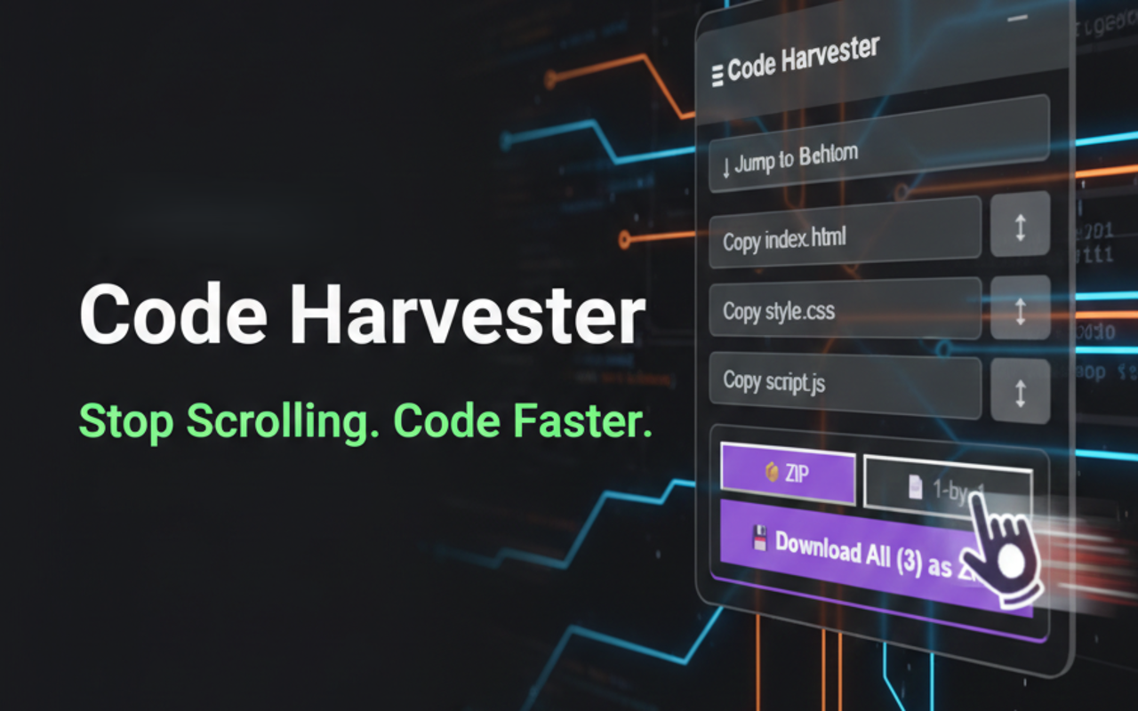 AI Code Harvester for Gemini & ChatGPT - 截图 1