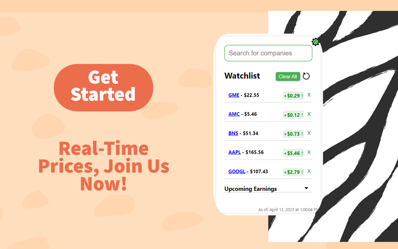 Stock Glance: Stock Prices, News & Trends - 截图 1