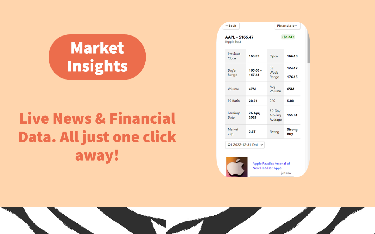 Stock Glance: Stock Prices, News & Trends - 截图 2