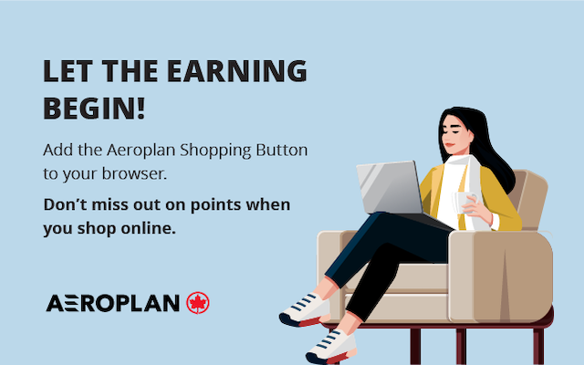 Aeroplan Shopping Button - 截图 1