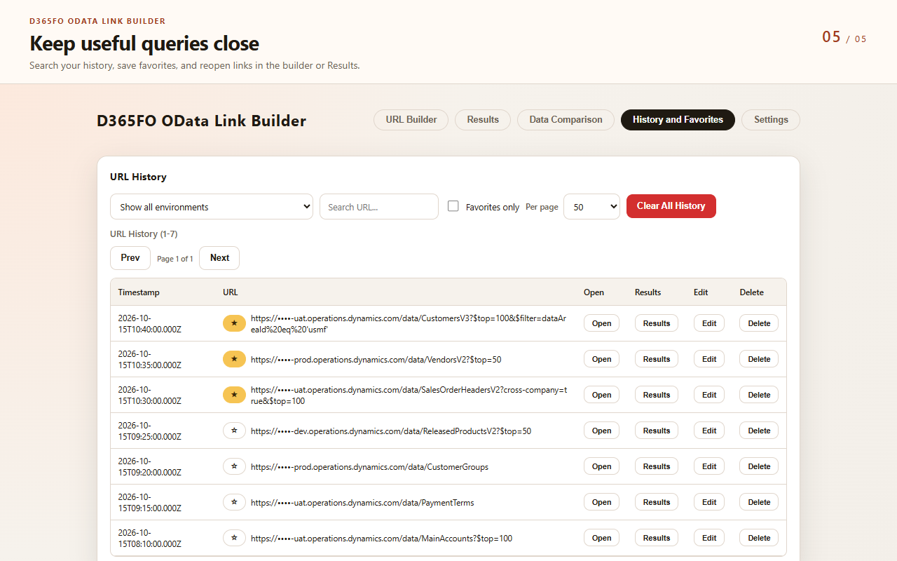 D365FO OData Link Builder - 截图 5