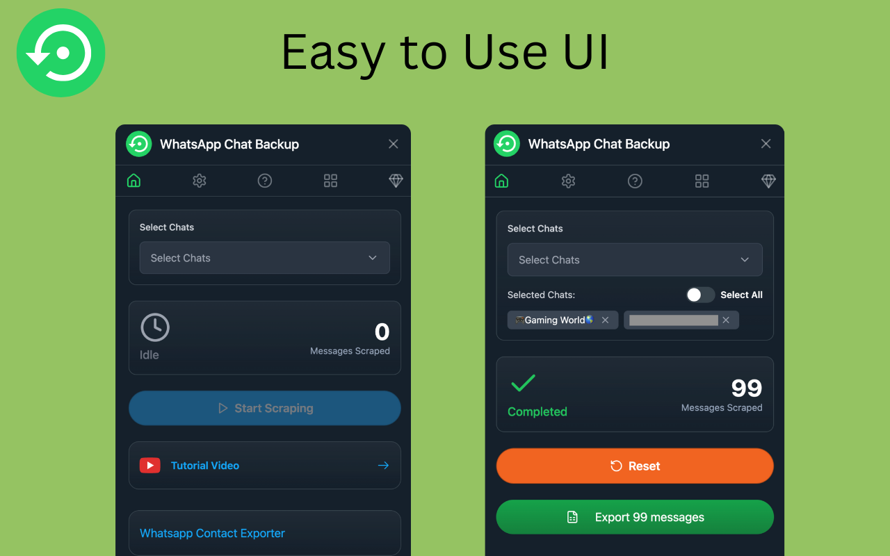 Chat Backup for WA - 截图 4