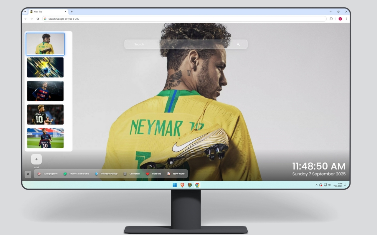 Neymar Wallpaper - 截图 2