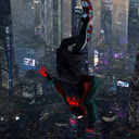 Miles Morales Falling Upside Down Spiderman Live Wallpaper