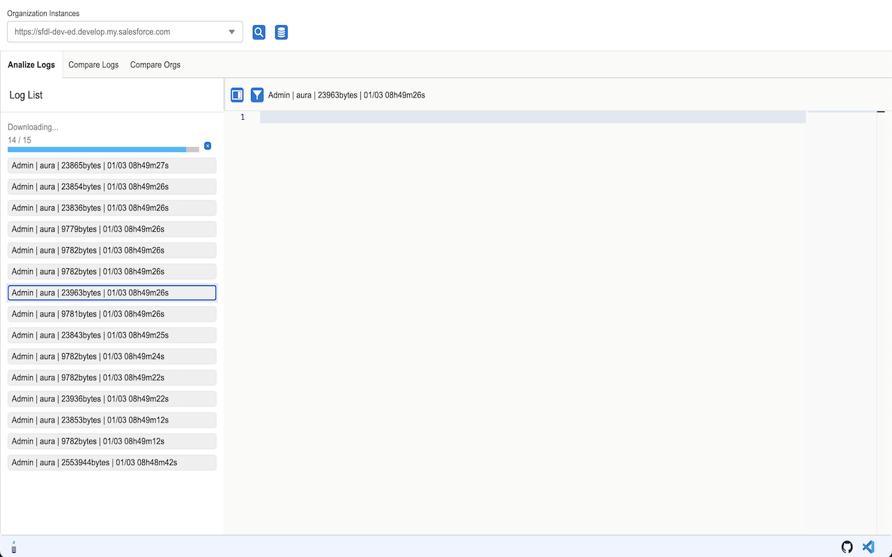 Salesforce Debug Logs (sfdl) - 截图 4