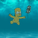 Simpsons Bart Nirvana Live Wallpaper