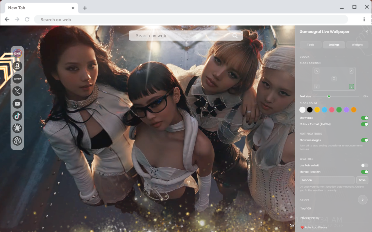 BLACKPINK Jump Live Wallpaper - 截图 2