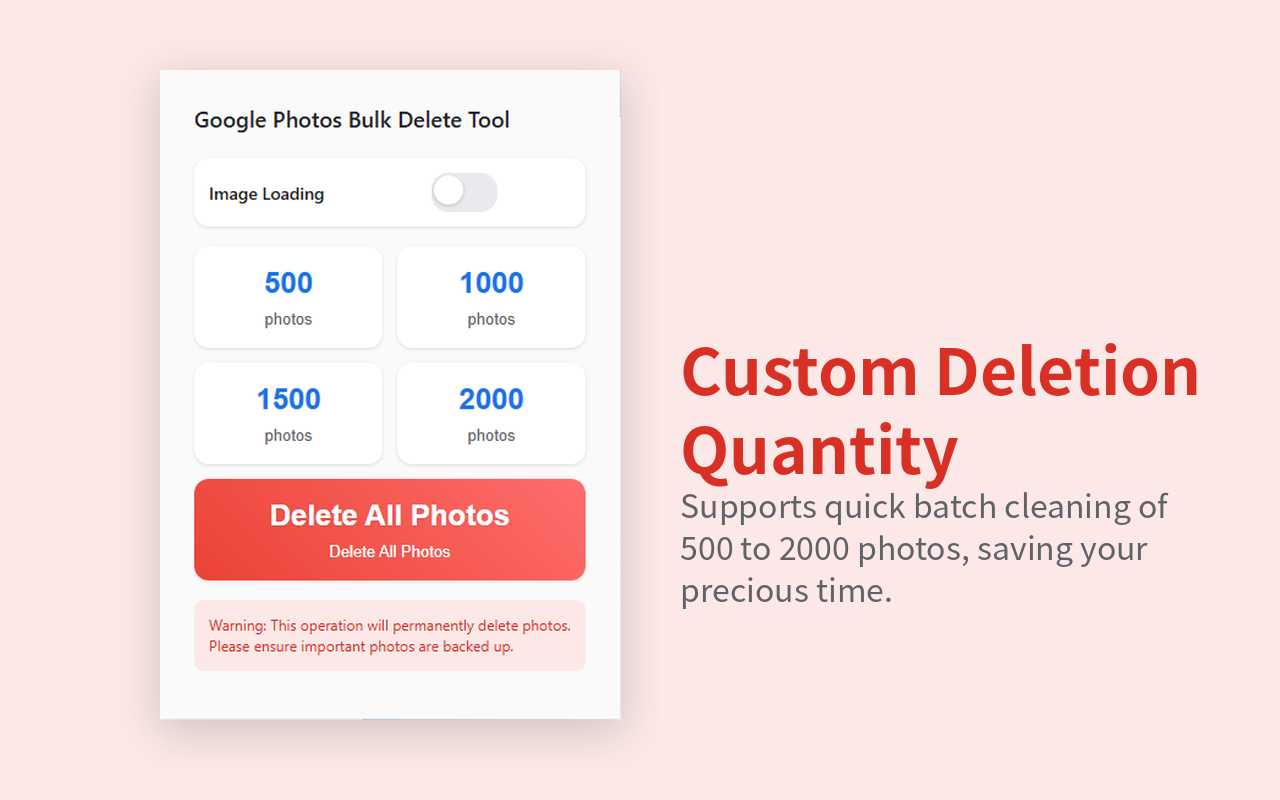Delete All Google Photos - 截图 2