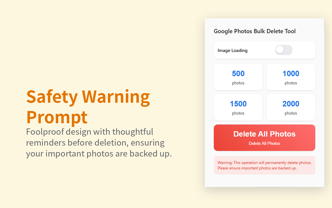 Delete All Google Photos - 截图 3