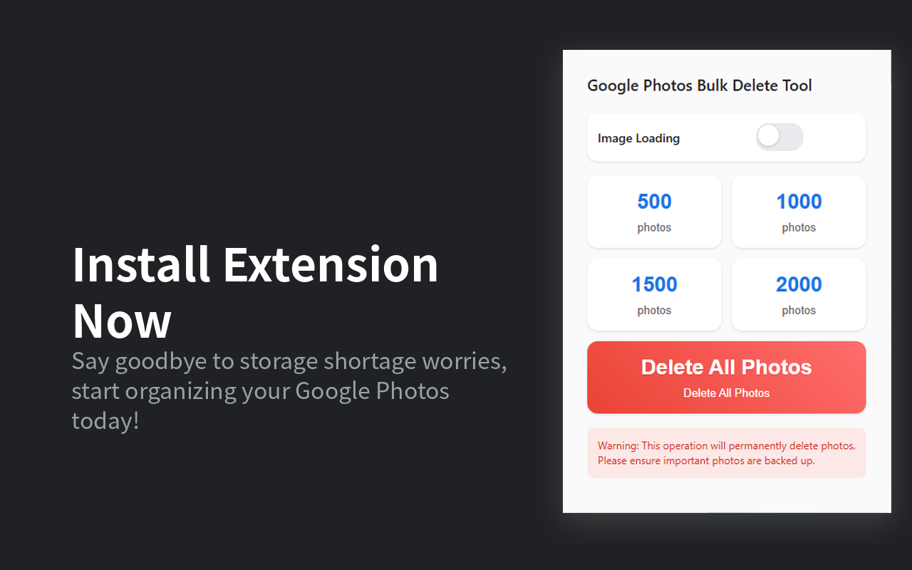 Delete All Google Photos - 截图 5