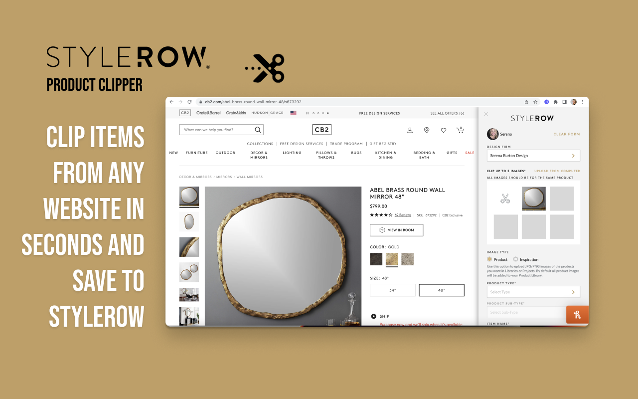 StyleRow Product Clipper - 截图 1