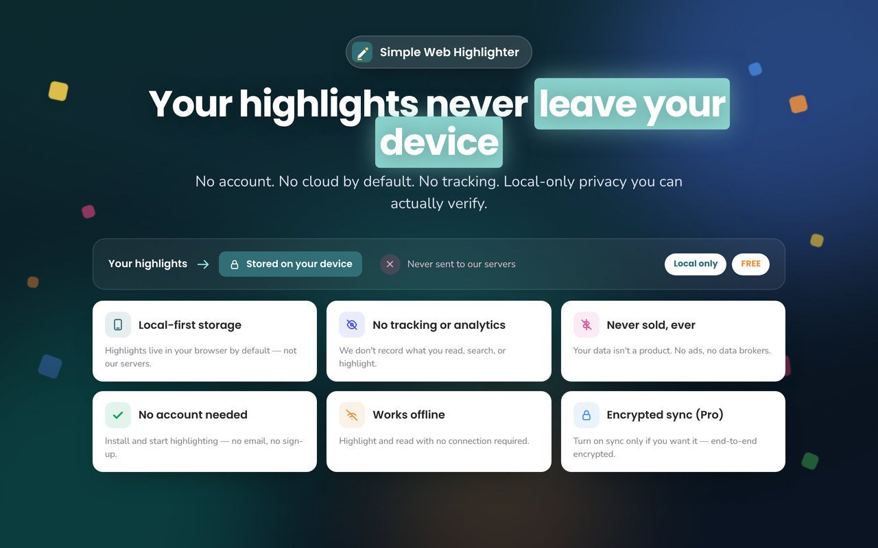 Web Highlighter - 高亮文本、批注并用 AI 做笔记 - 截图 5