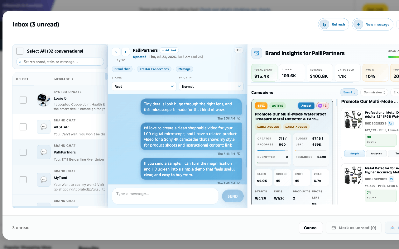 Logie5 for Amazon Influencers - 截图 4