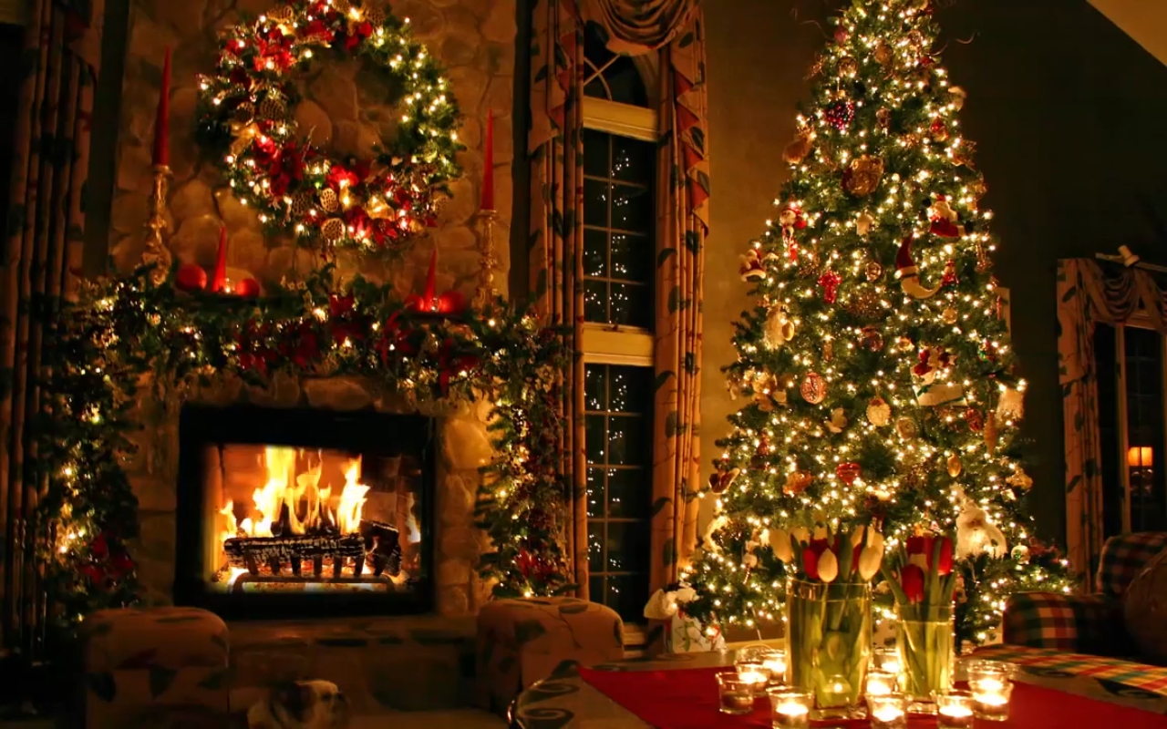 Christmas room live wallpaper - 截图 1