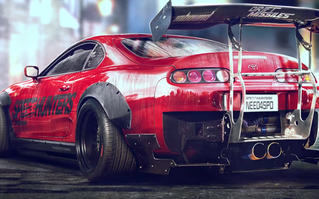 Toyota Supra in Need For Speed Live Wallpaper - 截图 1