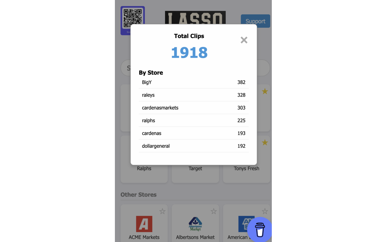 Lasso - 杂货店优惠券自动裁剪器 - 截图 2