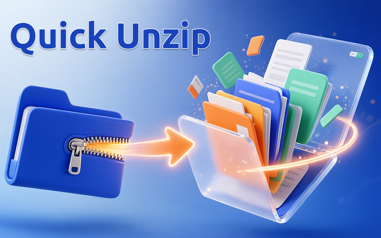 Quick Unzip - 截图 1
