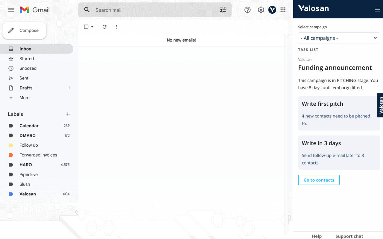 Valosan GMail Extension - 截图 1