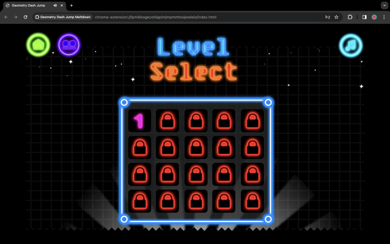 Geometry Dash Jump Meltdown - 截图 3
