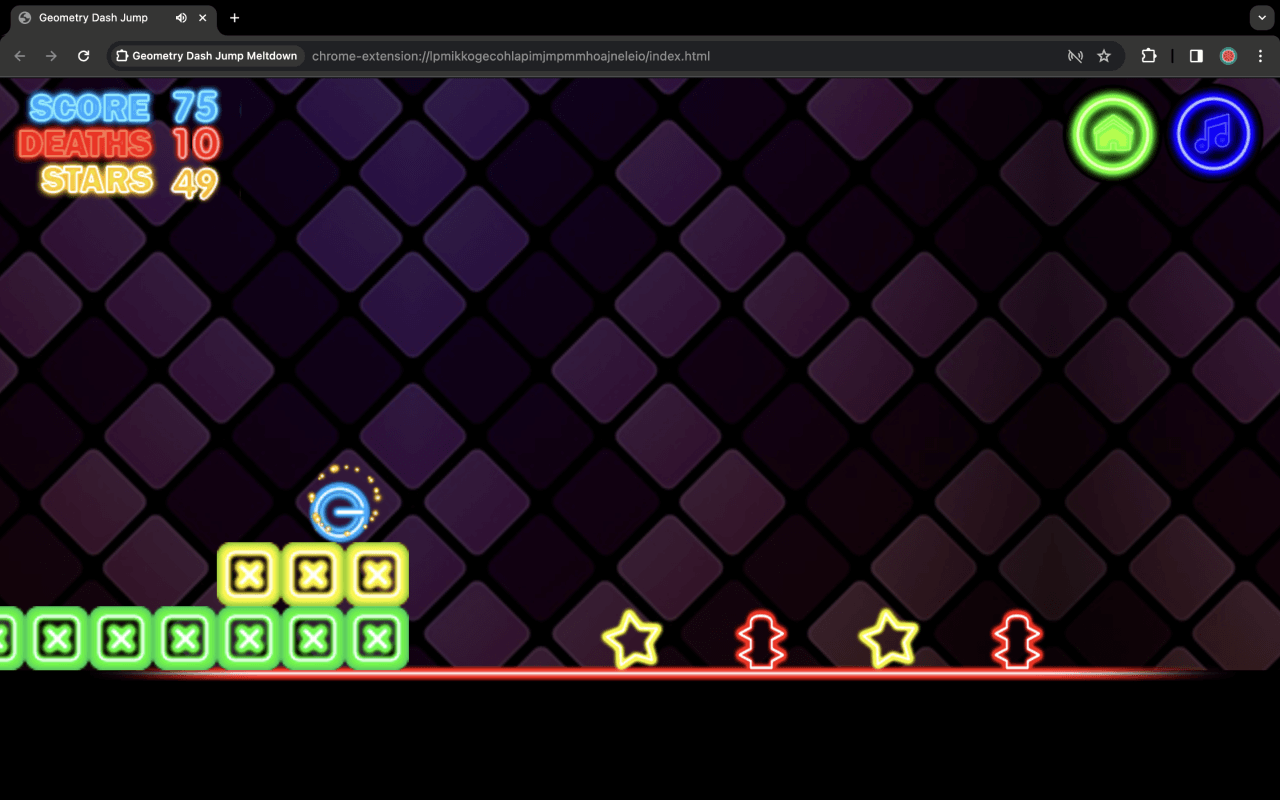 Geometry Dash Jump Meltdown - 截图 5