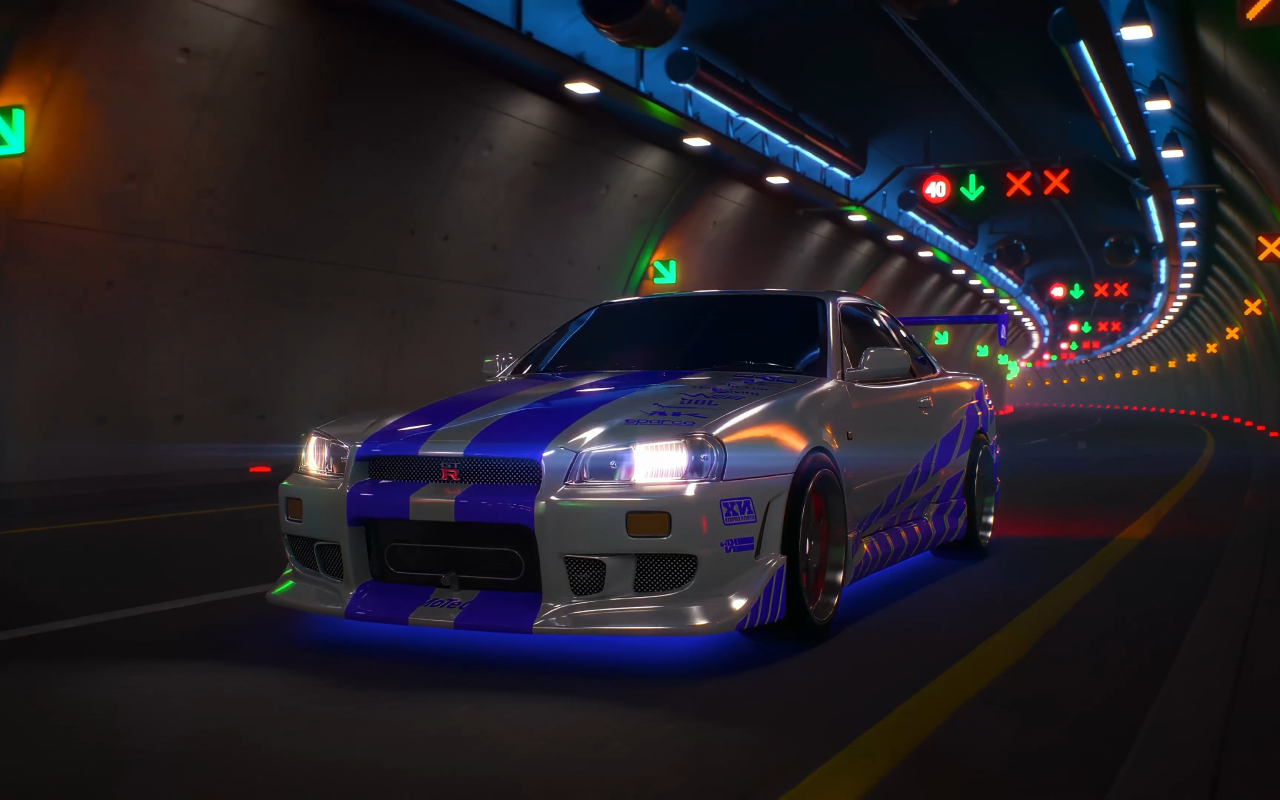 Nissan Skyline Live Wallpaper New Tab - 截图 1