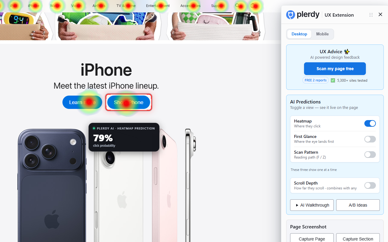 Plerdy UX & Usability Testing - 截图 1