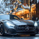 Mercedes-Benz AMG GT Snow Beast Live Wallpaper